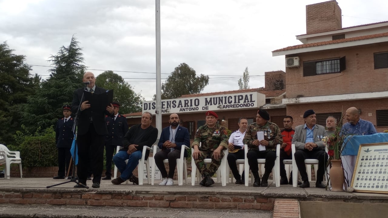 Conmemoraron en San Antonio el 42° aniversario de la Gesta de Malvinas